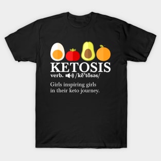 Girl Inspiring Girls in their Keto Journey Keto Diet Low Carb T-Shirt